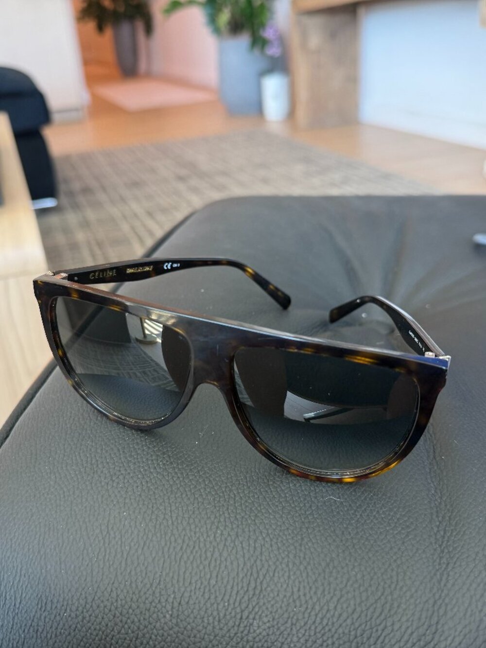 🔥 Good Celine CL40006I Thin Shadow sunglasses :: Tortoise 🔥